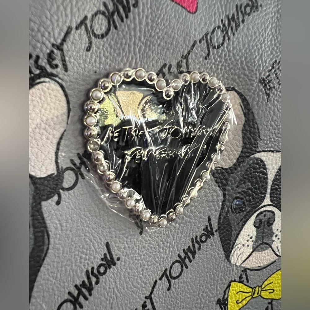 Betsey Johnson French Bulldog Backpack - Picture 7 of 8